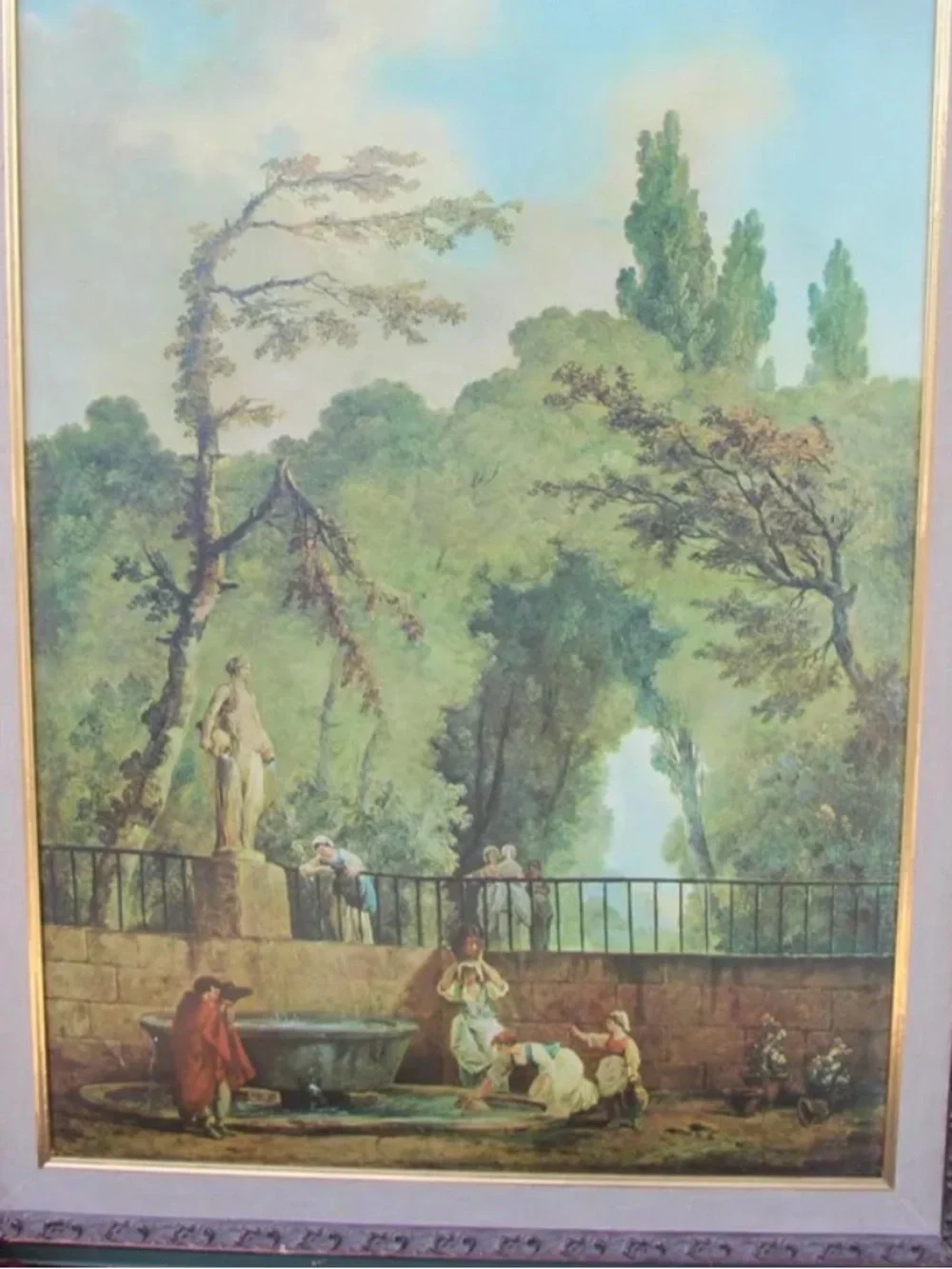 Pair (Set of 2 ) 1960's - 1970's Vintage - Turner Wall Art The Roman Garden